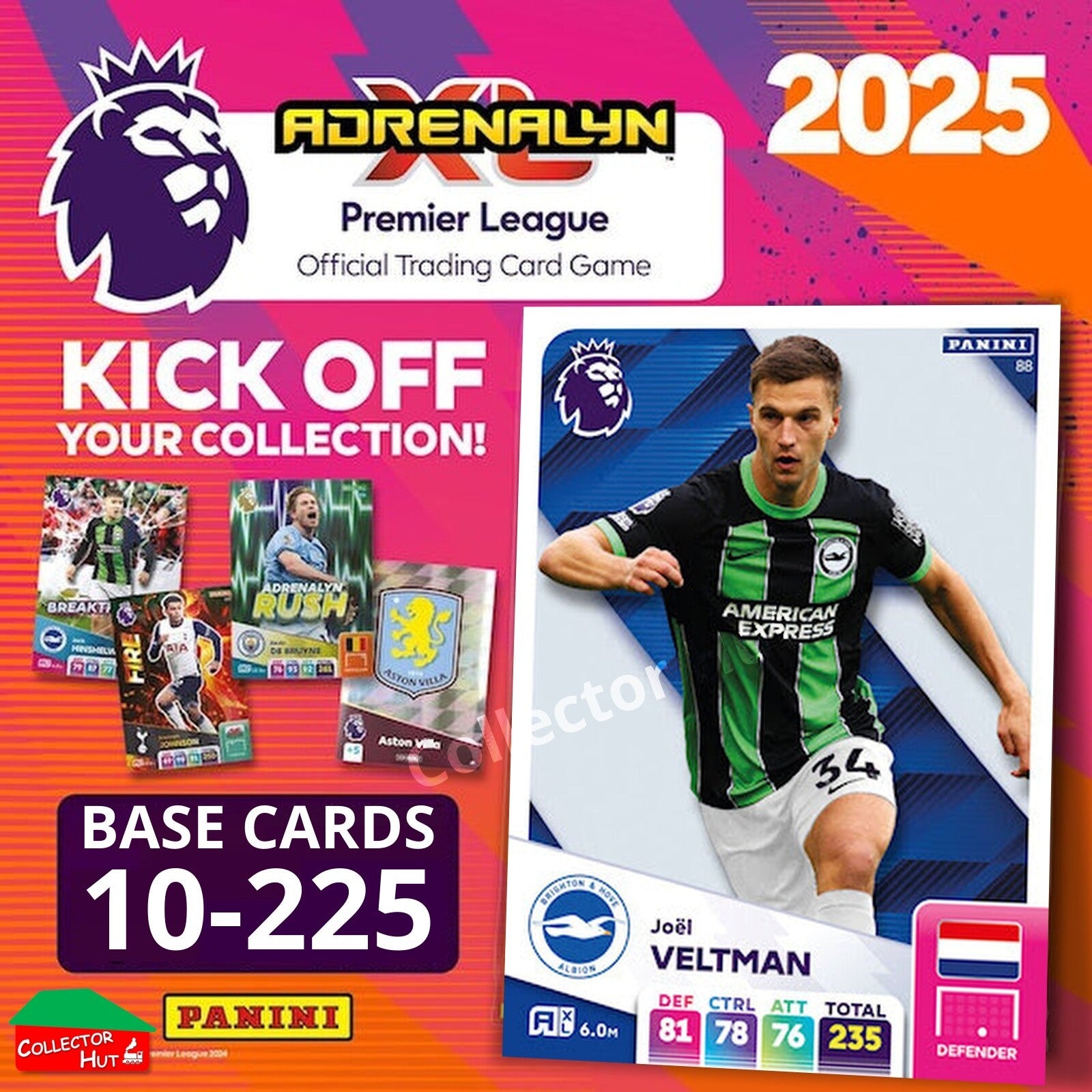 Panini Adrenalyn XL Premier League 2025 2024/25 Base & Foils #10-225