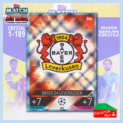 Topps Match Attax Europa Champions League 2022/23 Crystal Parallel Cards 190-387