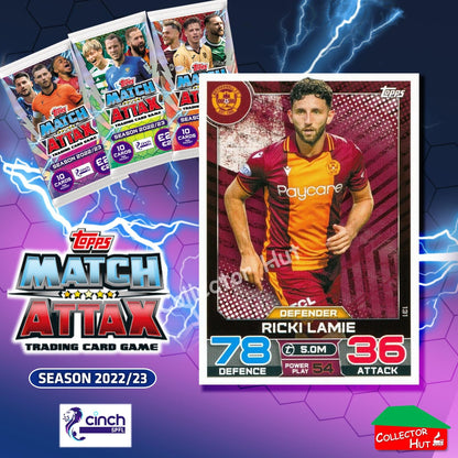 TOPPS MATCH ATTAX SPFL 2022/23 #1-162 Choose Your Card