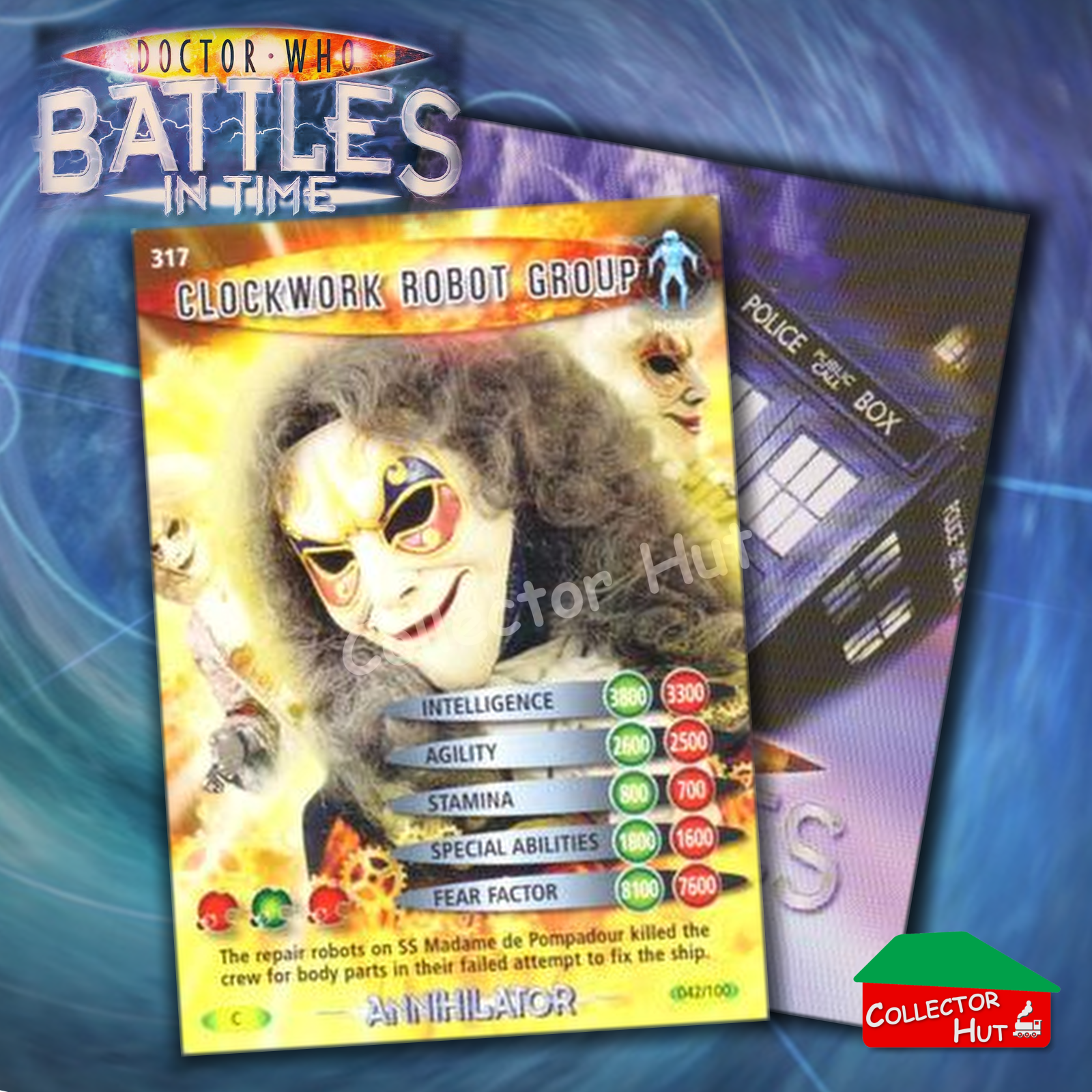 DOCTOR WHO Battles in Time #276-375 ANNIHILATOR RARE & COMMON Cards YOU CHOOSE