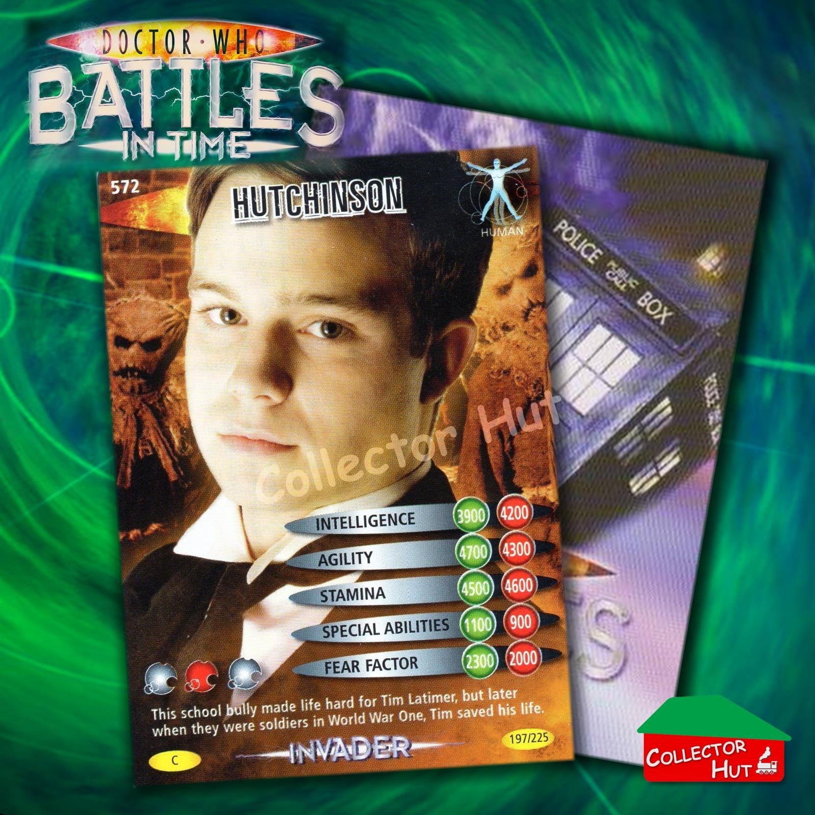 DOCTOR WHO Battles in Time #376-600 INVADER RARE & COMMON CARDS YOU CHOOSE