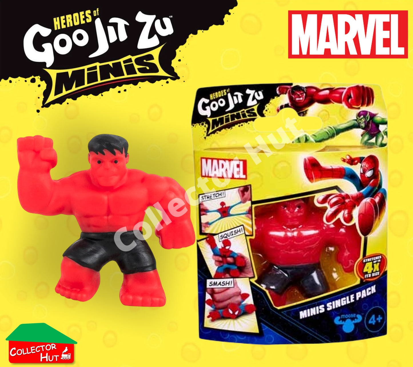 Heroes of Goo Jit Zu Minis Marvel Stretchy Sensory Toys to Collect!