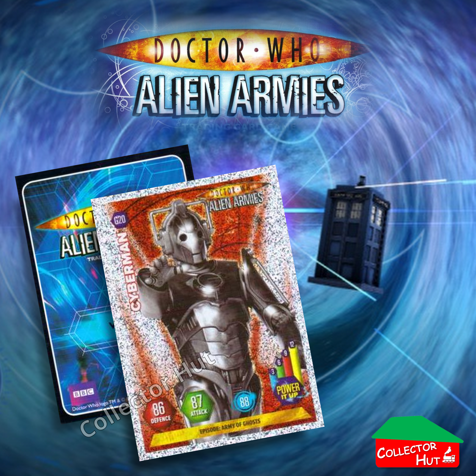 DOCTOR WHO Alien Armies Trading Cards Glitter Super Emboss Foil Cards