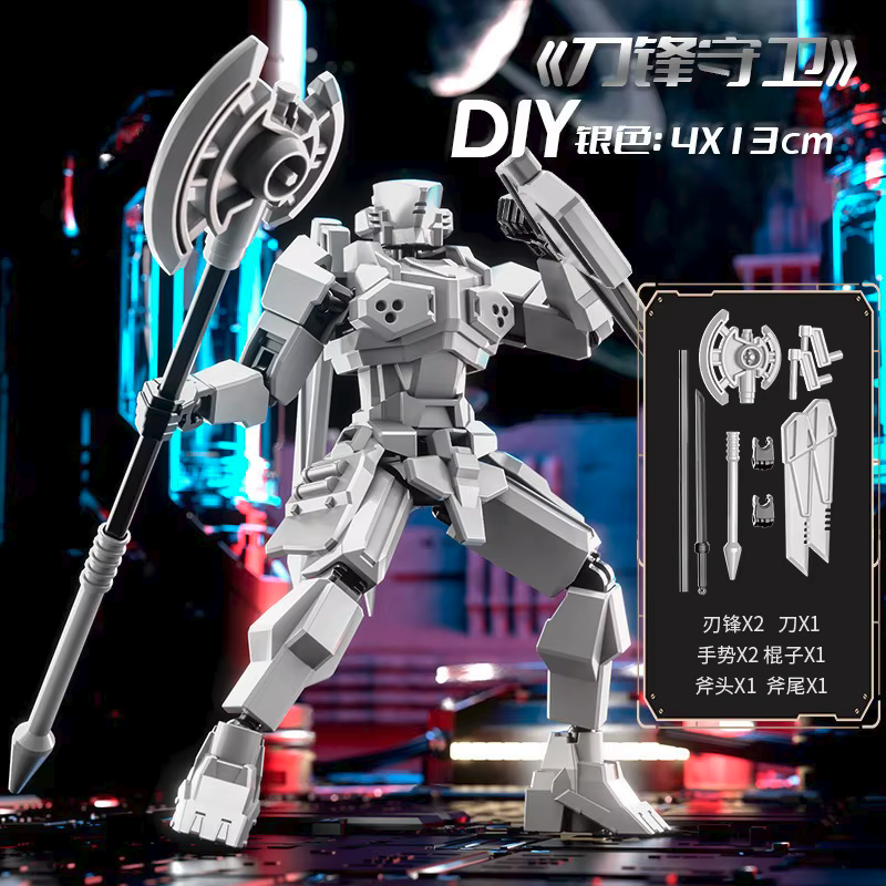 Shapeshift Robots Constructable Posable Action Figures for Art & Build Play