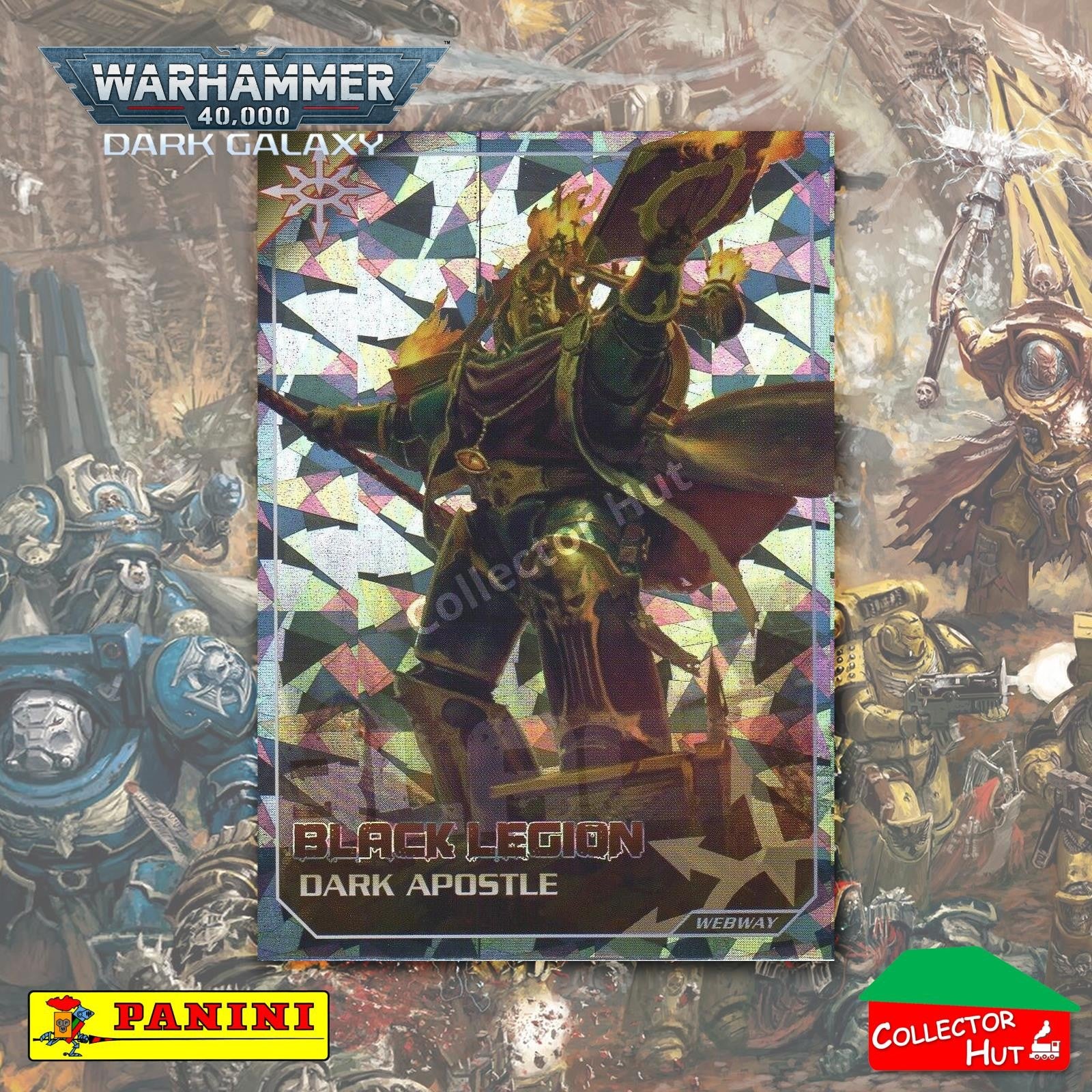 PANINI Warhammer 40,000 Dark Galaxy Webway Inferno Adamantium Limited FOIL Cards