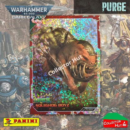 PANINI Warhammer 40,000 Dark Galaxy Parallel Trading Card Crusade Vanguard Purge