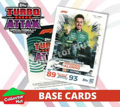 Topps Turbo Attax Formula 1 F1 2024 #1-166 Base Cards YOU CHOOSE