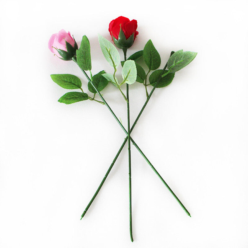 Artificial Flower Stems with/without Leaves 20pcs Plant Decoration