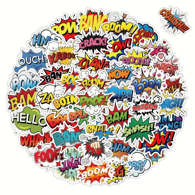 Awesome Stickers Novelty Anime Cartoon Animals Artistic 100's to Choose From