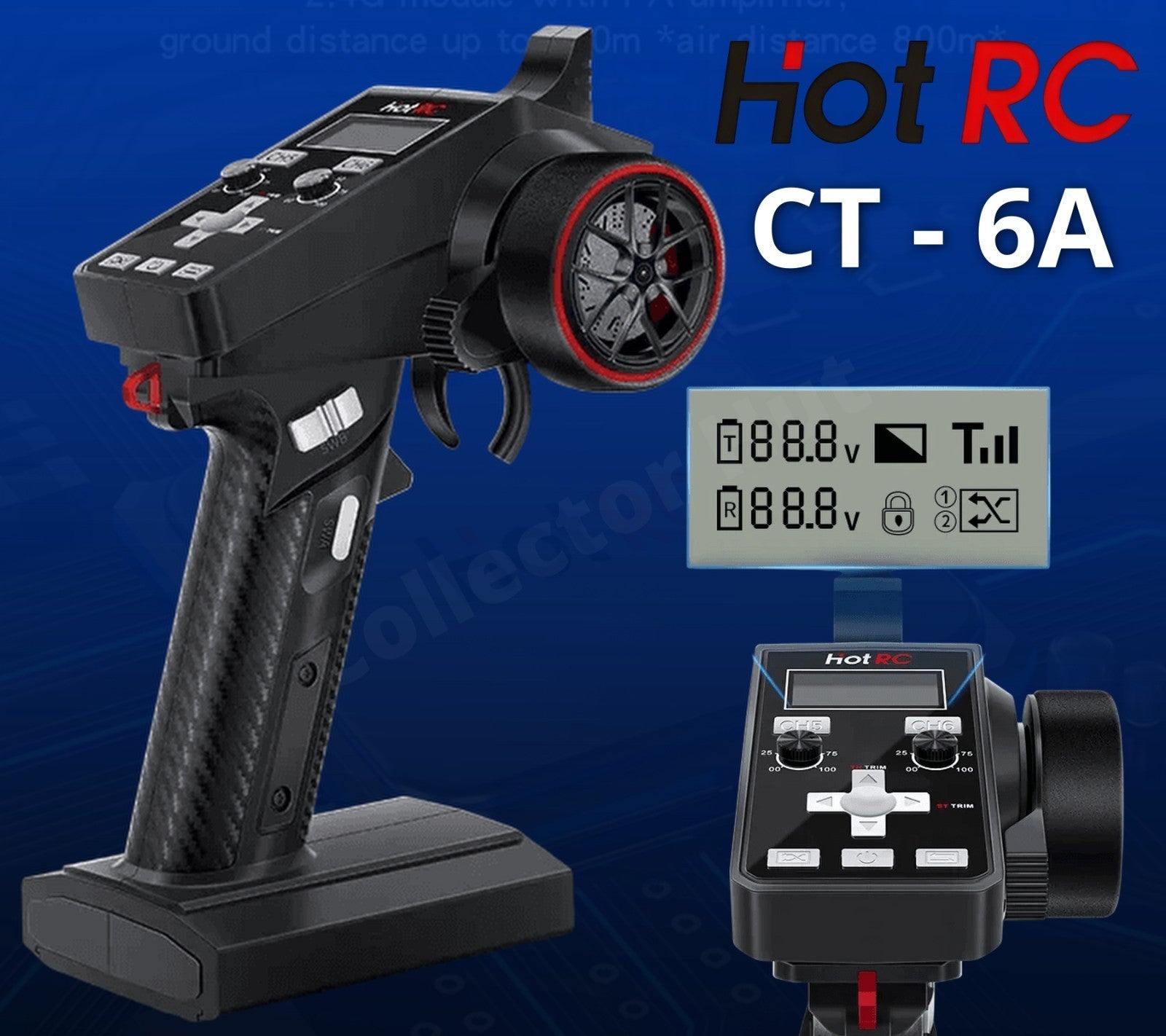 HotRC CT-6A CT-8A F-06A Transmitter Receiver Range Car Tank Boat Plane
