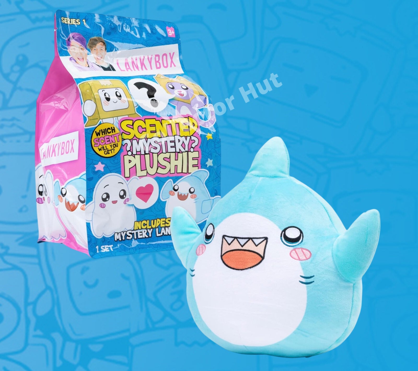 Lankybox 11" Scented Mystery Plush Series 1 IDENTIFIED Choose Your Character