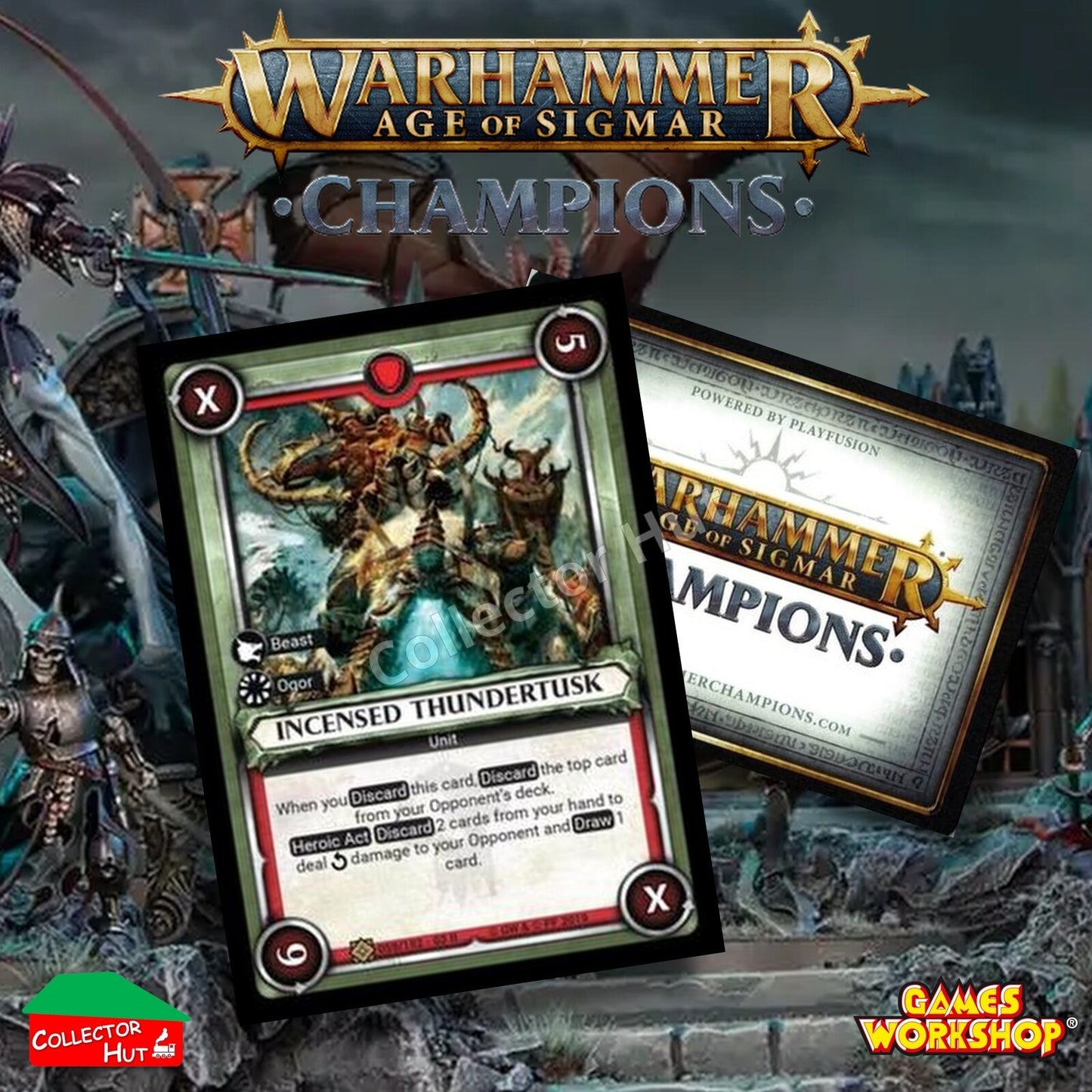 Warhammer Age of Sigmar: Champions Wave 3 SAVAGERY Trading Cards CHOOSE SINGLES