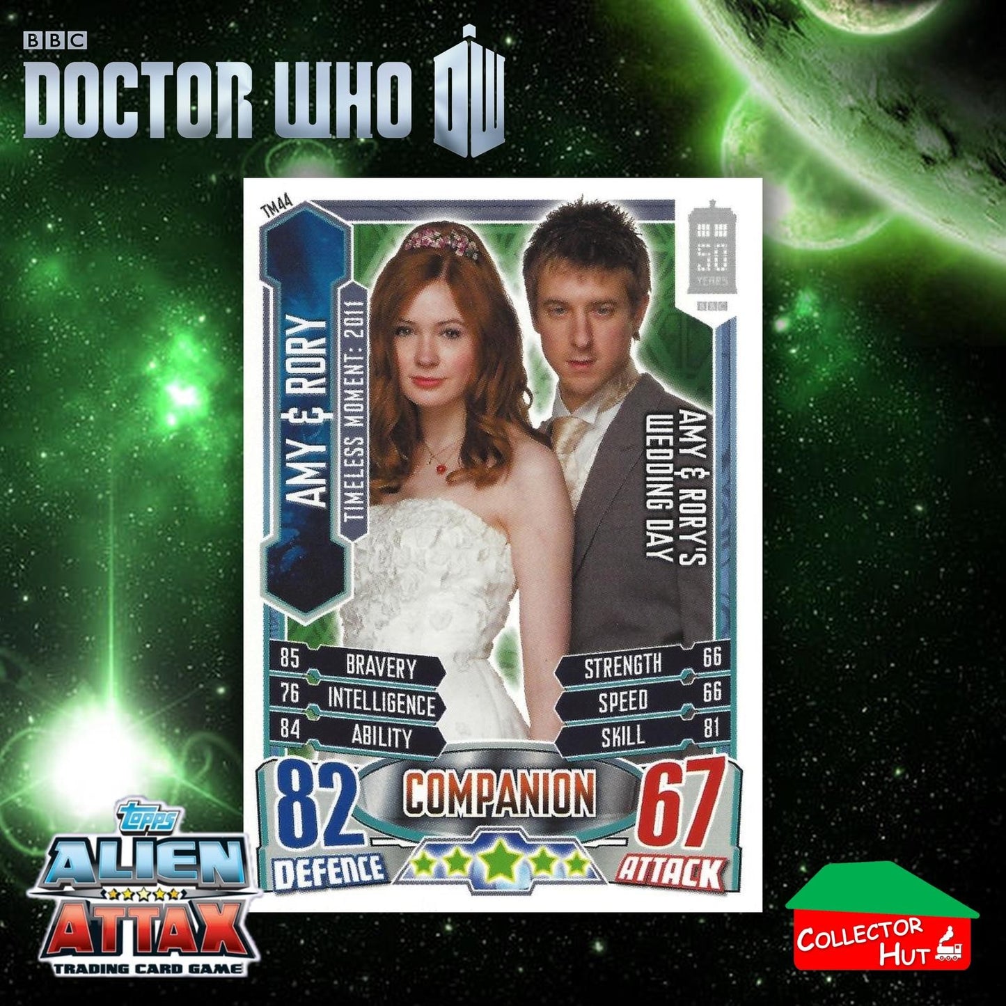 Topps Doctor Who Alien Attax 50th Anniversary Edition Companion Timeless Cards