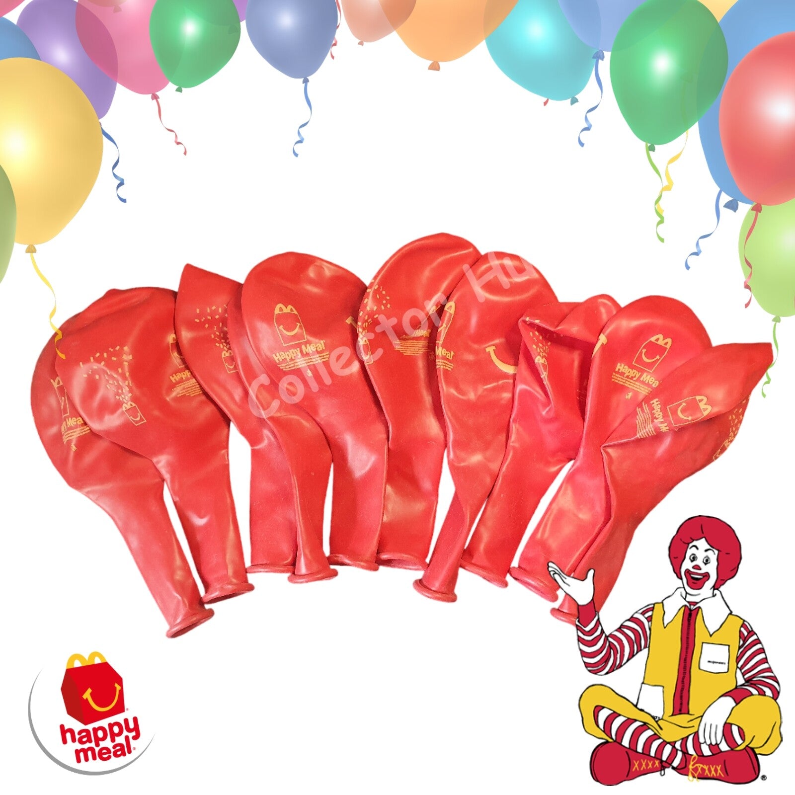 McDonald's Happy Meal Balloons Various Characters & Colours