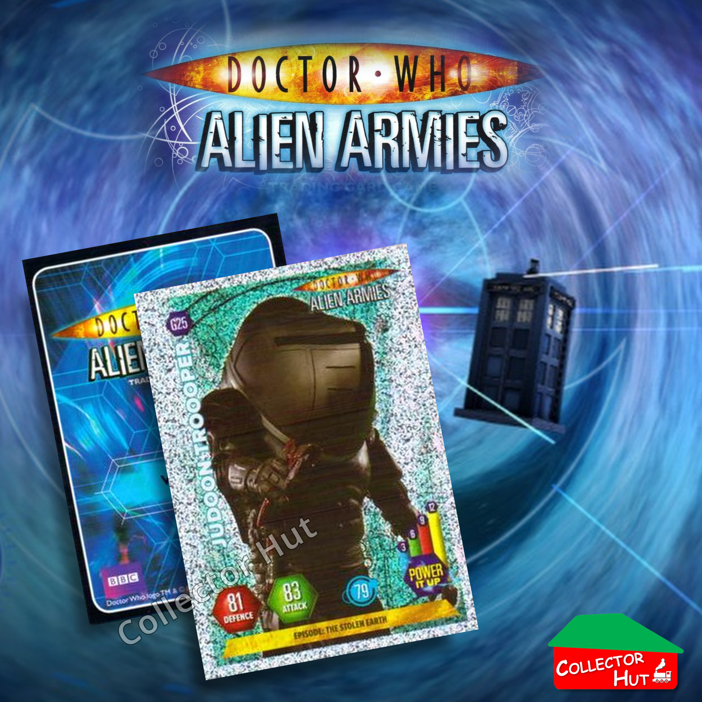 DOCTOR WHO Alien Armies Trading Cards Glitter Super Emboss Foil Cards