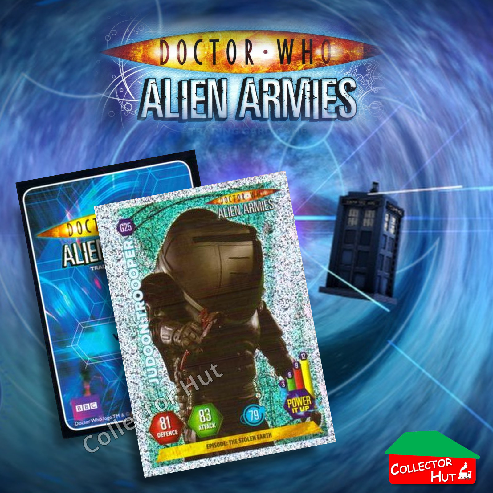 DOCTOR WHO Alien Armies Trading Cards Glitter Super Emboss Foil Cards
