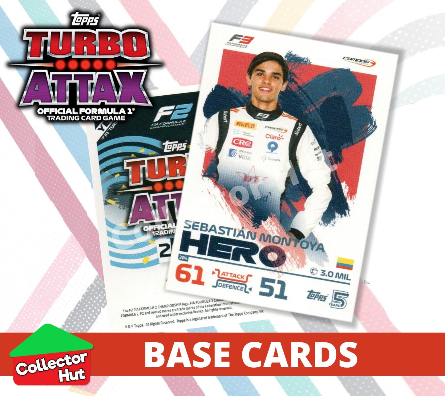 Topps Turbo Attax Formula 1 F1 2024 #167-312 Base Cards YOU CHOOSE