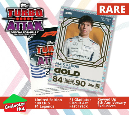 Topps Turbo Attax Formula 1 F1 2024 #313-344 RARE Limited Cards YOU CHOOSE