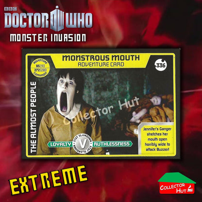 DOCTOR WHO Monster Invasion EXTREME Cards 166-344 New Fresh & Sleeved YOU CHOOSE