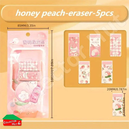 Novelty Sandwich Erasers 3pcs 5pcs 6pcs School Gift Party Bag Stocking Fillers