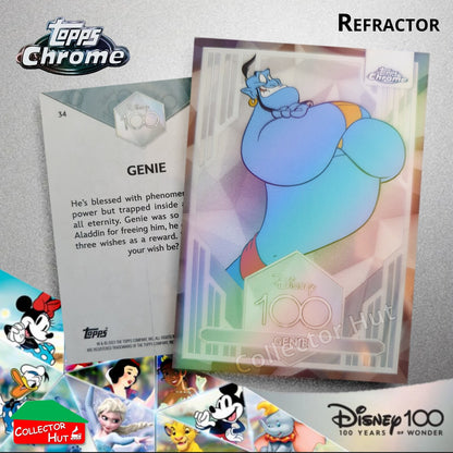 Disney 100 Topps Chrome 2023 REFRACTOR Cards 1-100 Pick Singles