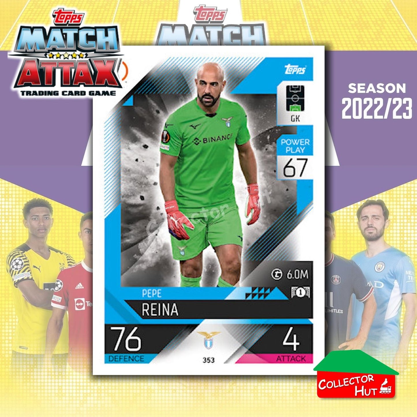Topps Match Attax Europa Champions League 2022/23 TCG Trading Cards Base 190-387