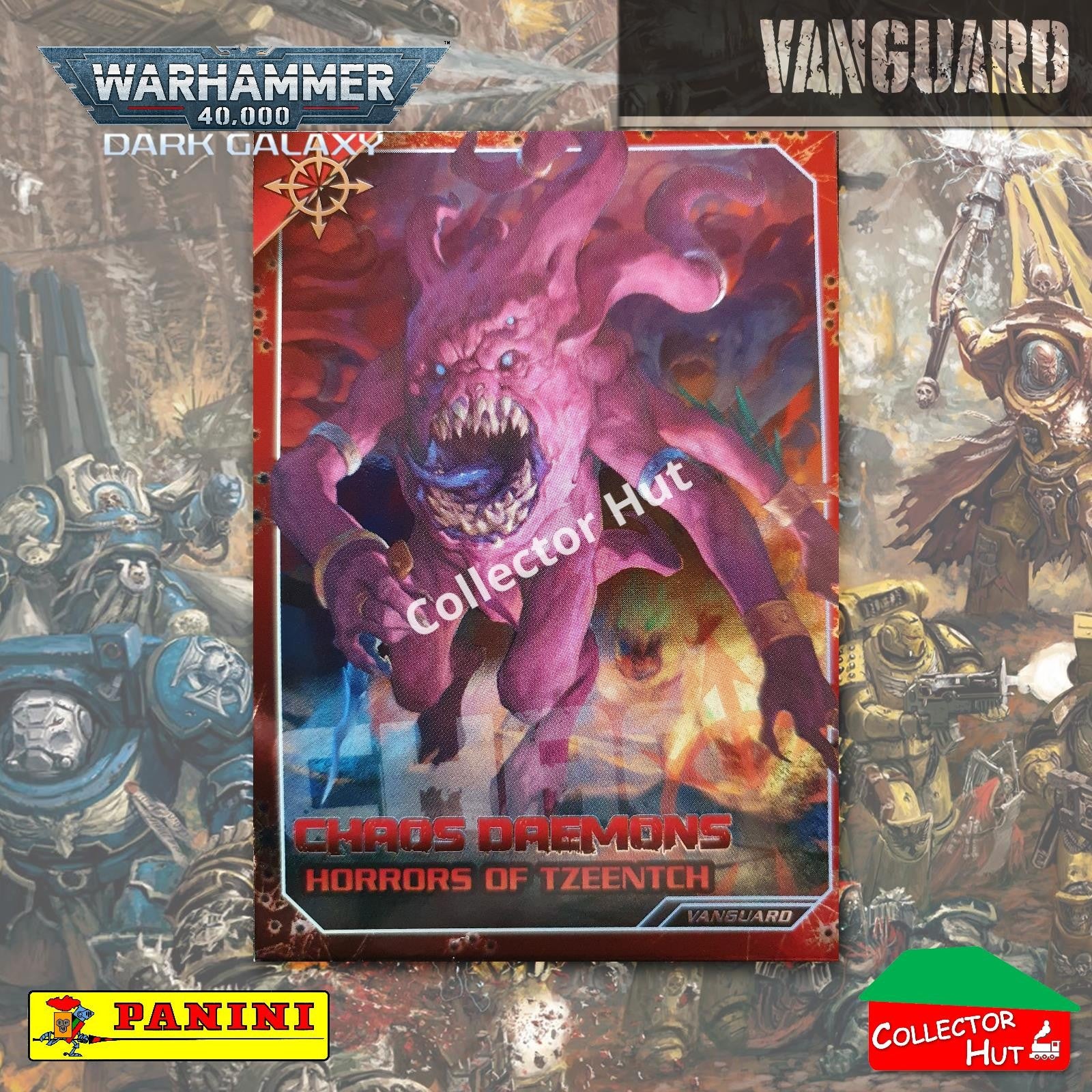 PANINI Warhammer 40,000 Dark Galaxy Parallel Trading Card Crusade Vanguard Purge