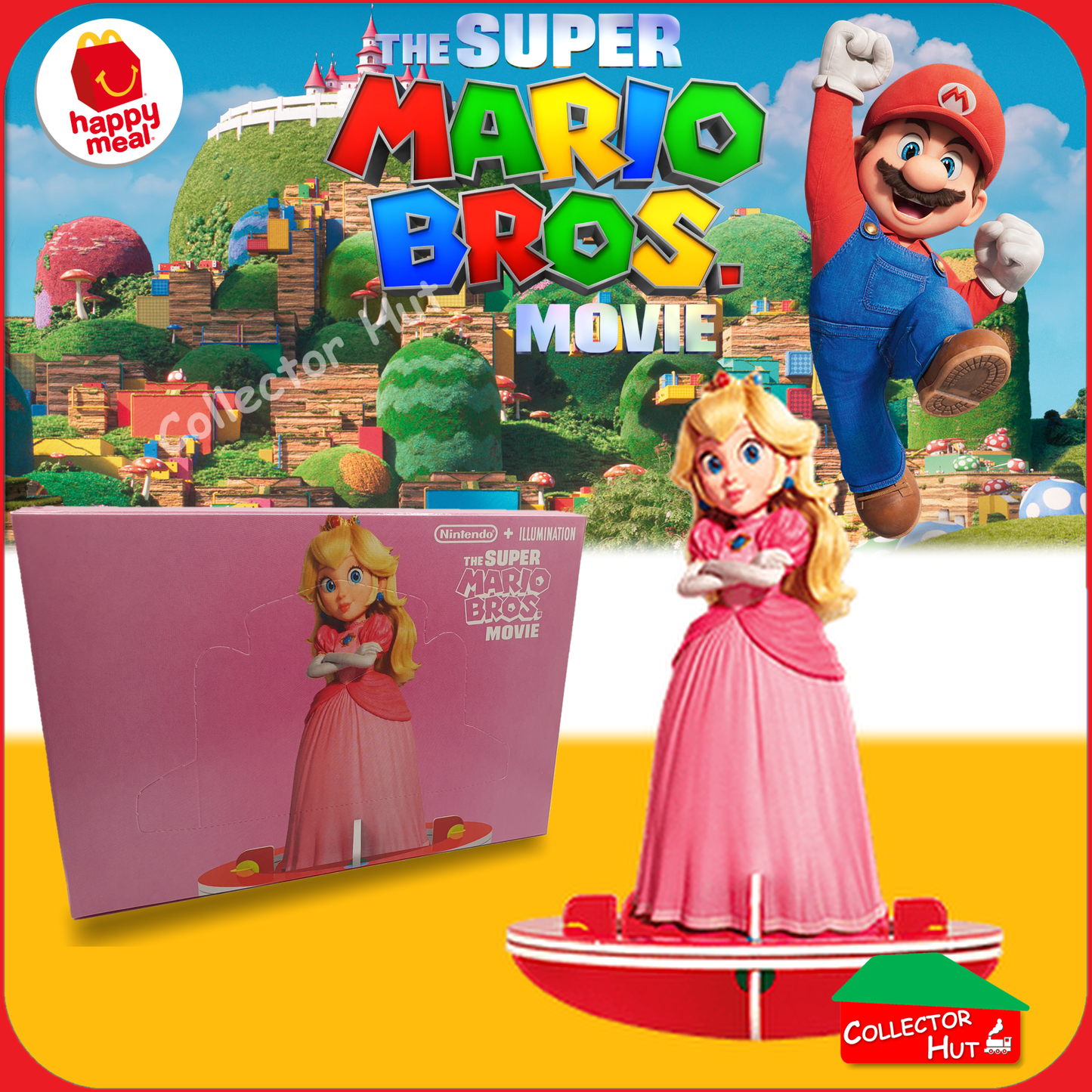 McDonald's Happy Meal Super Mario Bros Movie 2023 3D Build Kits