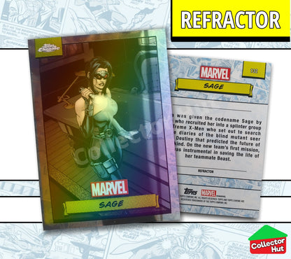 Marvel Topps Chrome 2024 REFRACTOR Card Collection YOU CHOOSE