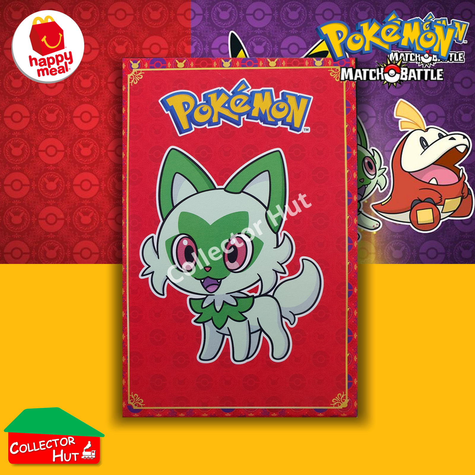 McDonald's Happy Meal 2023 Pokémon Match Battle SINGLE Trading Cards You Choose