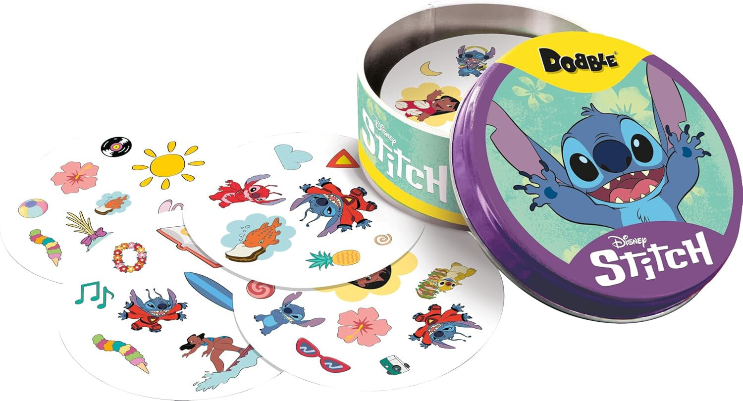 Asmodee Dobble Disney Lilo and Stitch Family Card Game GENUINE