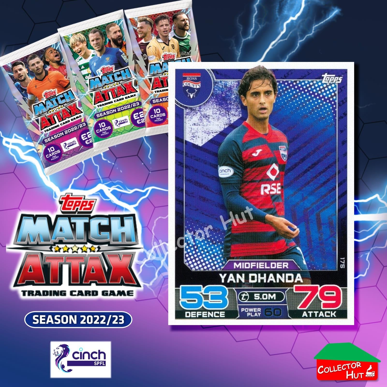 TOPPS MATCH ATTAX SPFL 2022/23 #163-264 Choose Your Card