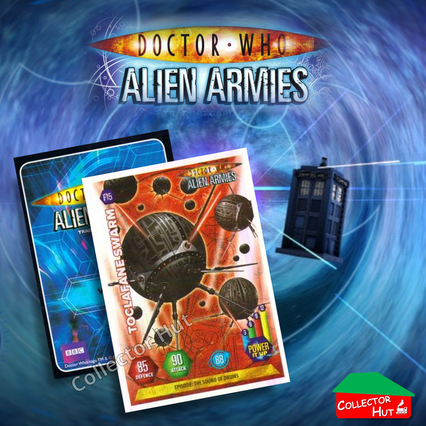 DOCTOR WHO Alien Armies Trading Cards Glitter Super Emboss Foil Cards