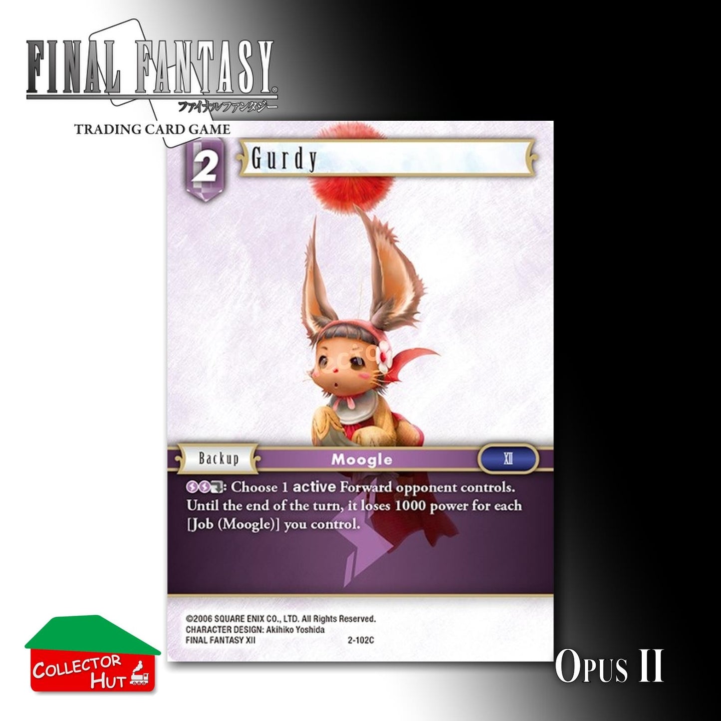 Final Fantasy Trading Card Game OPUS II 2 FOIL CARDS You Choose