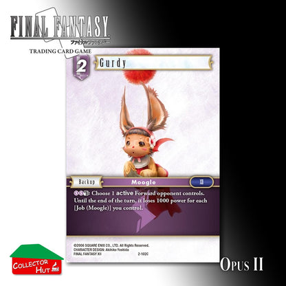Final Fantasy Trading Card Game OPUS II 2 FOIL CARDS You Choose