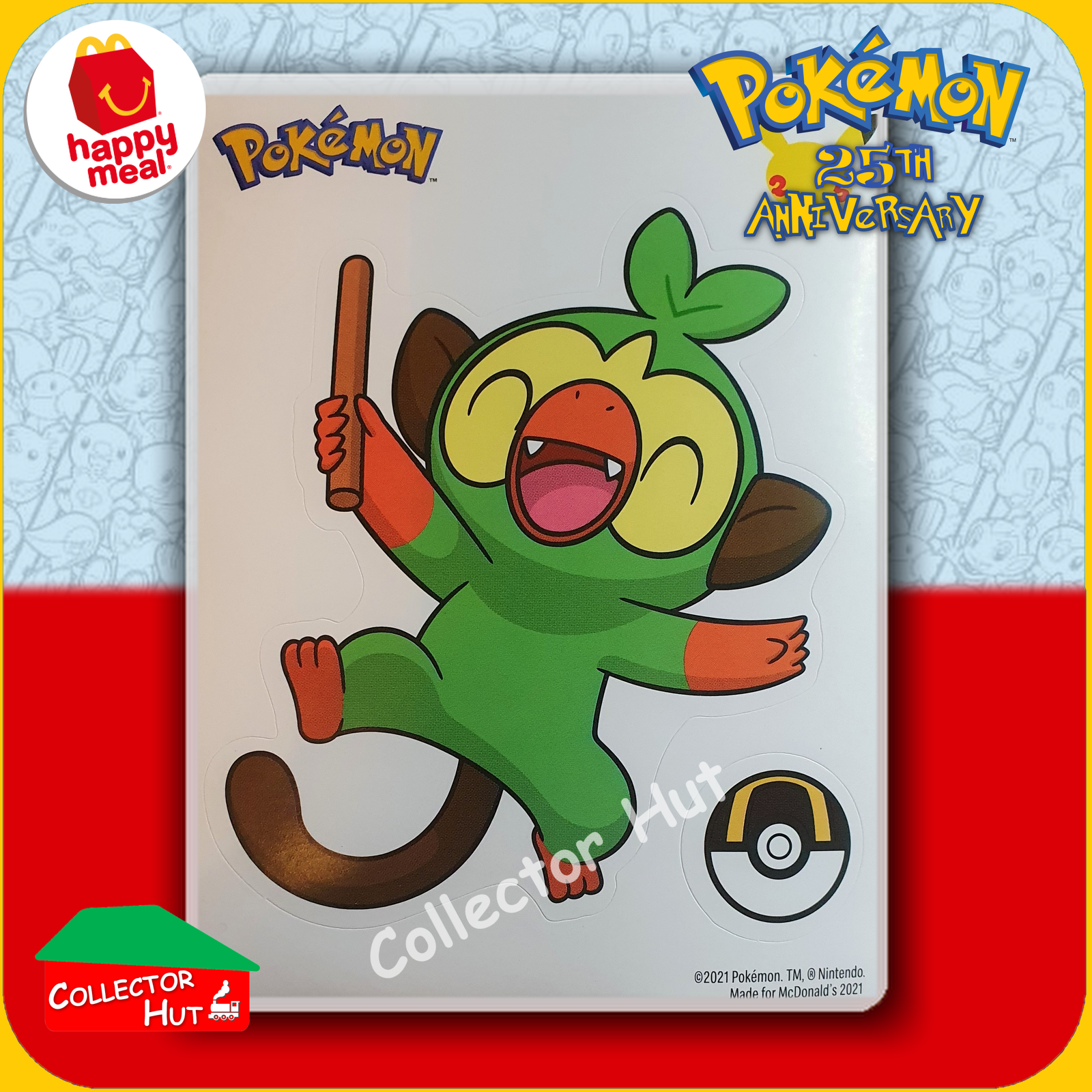 McDonald's Happy Meal 2021 Pokémon 25th Anniversary Trading Cards You Choose