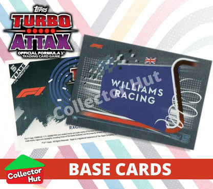 Topps Turbo Attax Formula 1 F1 2024 #1-166 Base Cards YOU CHOOSE