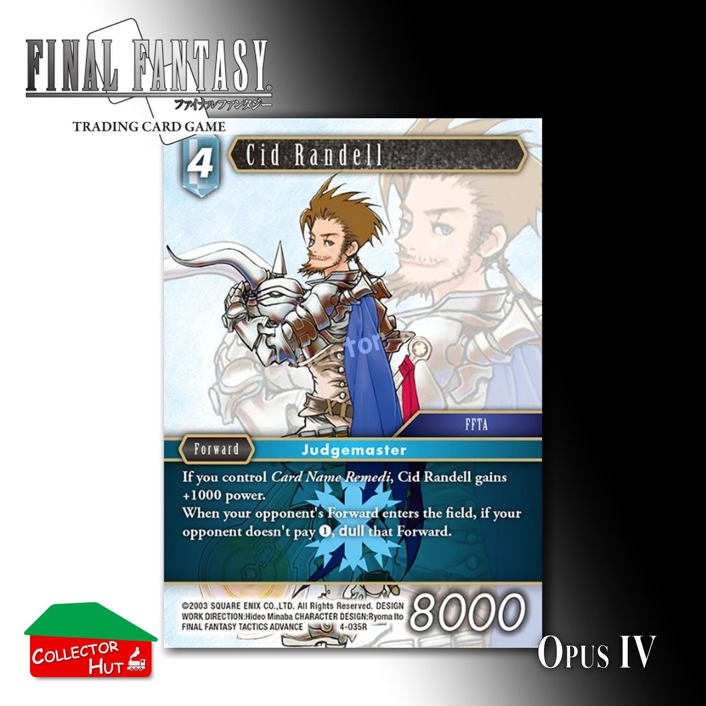 Final Fantasy Trading Card Game OPUS IV 4 FOIL CARDS You Choose