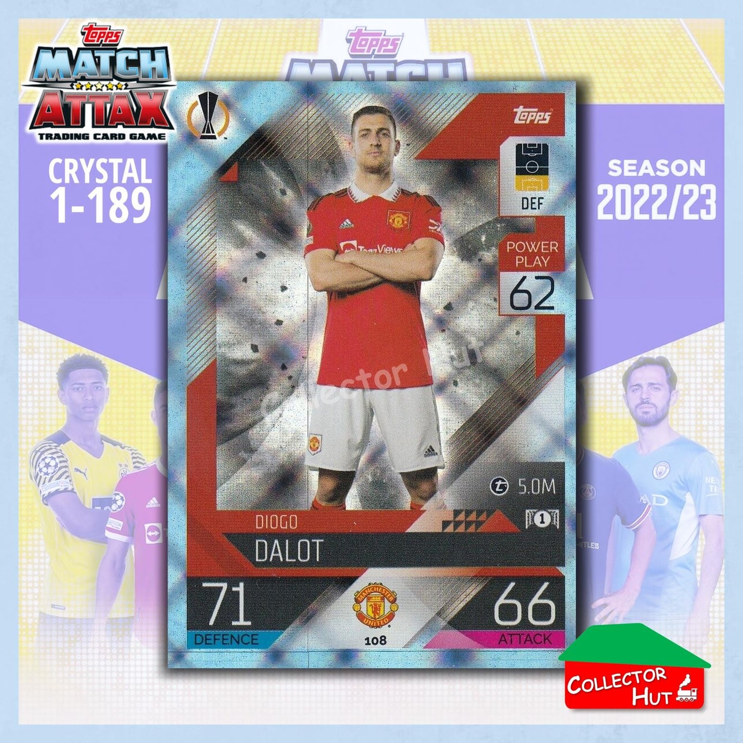 Topps Match Attax Europa Champions League 2022/23 Crystal Parallel Cards 1-189