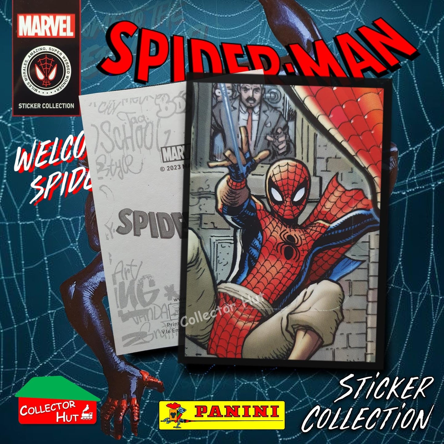Panini Spider-Man Spider-Verse 2023 Collection Sticker Singles #1-163 & F1-30