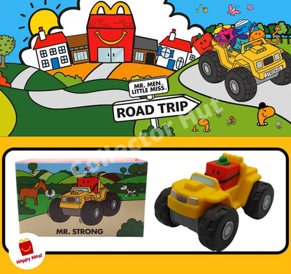 McDonalds Happy Meal Mr Men Little Miss Road Trip 2026 COMPLETE 10 Car Set