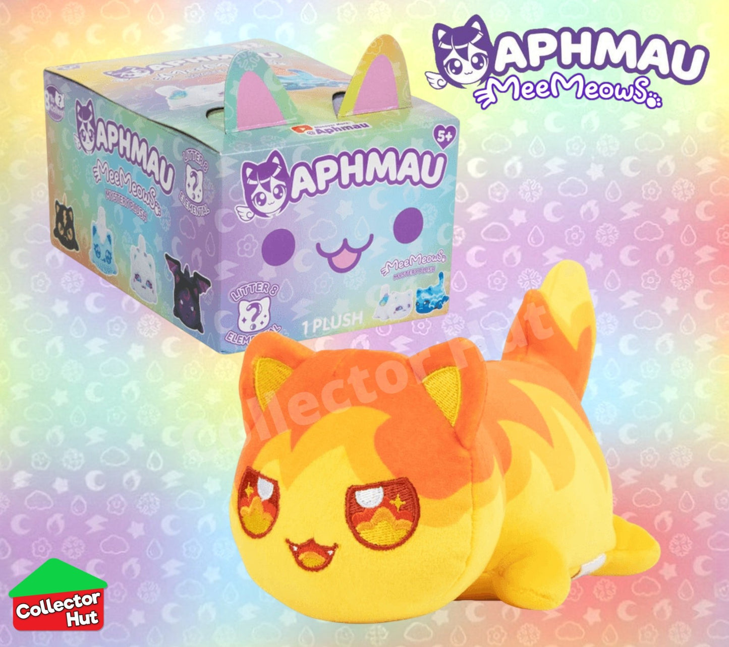 Aphmau MeeMeows Mystery 6" Plush Litter 8 ELEMENTAL IDENTIFIED You Choose