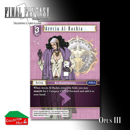 Final Fantasy Trading Card Game OPUS III 3 FOIL CARDS You Choose