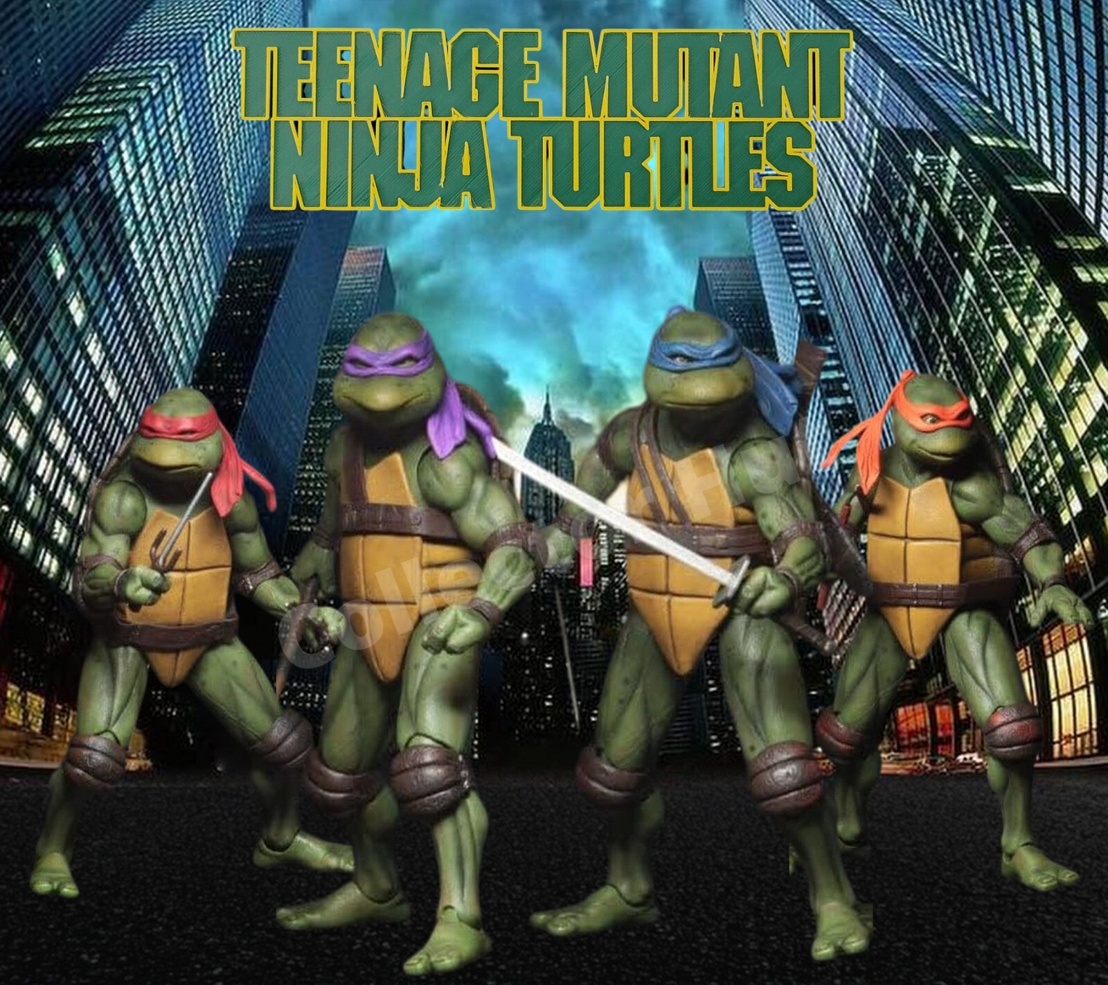 Ninja Turtles 1990 Movie 7" NECA TMNT Teenage Movable Toys Mutant Action Figure
