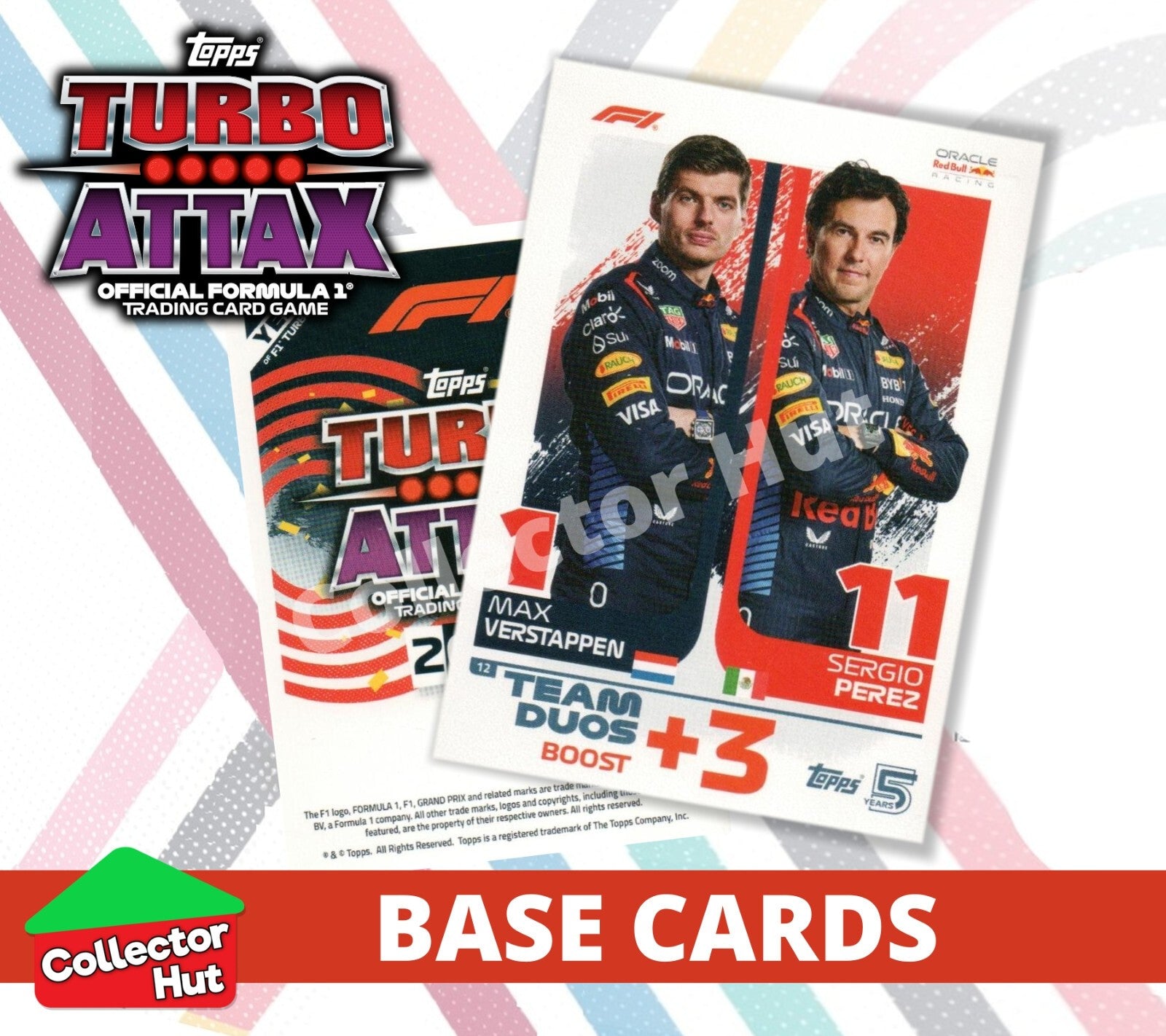 Topps Turbo Attax Formula 1 F1 2024 #1-166 Base Cards YOU CHOOSE