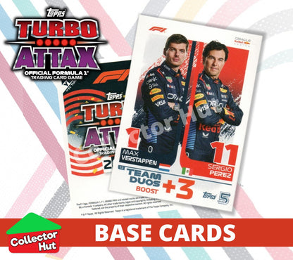 Topps Turbo Attax Formula 1 F1 2024 #1-166 Base Cards YOU CHOOSE