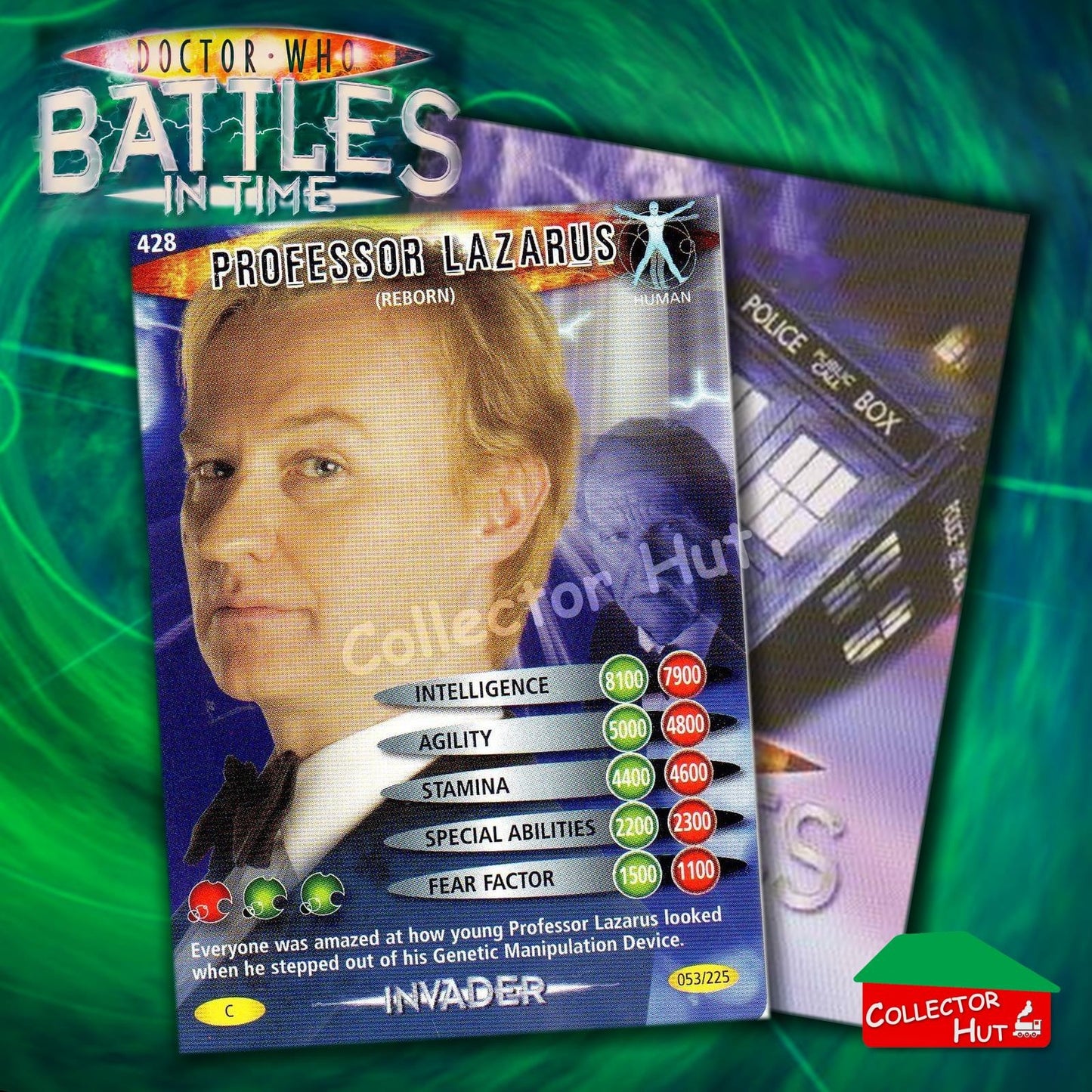 DOCTOR WHO Battles in Time #376-600 INVADER RARE & COMMON CARDS YOU CHOOSE