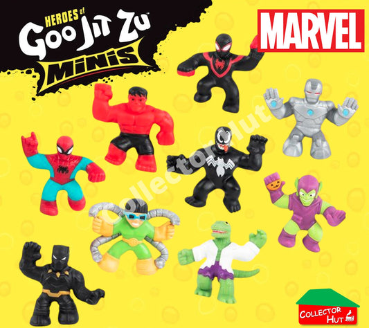 Heroes of Goo Jit Zu Minis Marvel Stretchy Sensory Toys to Collect!