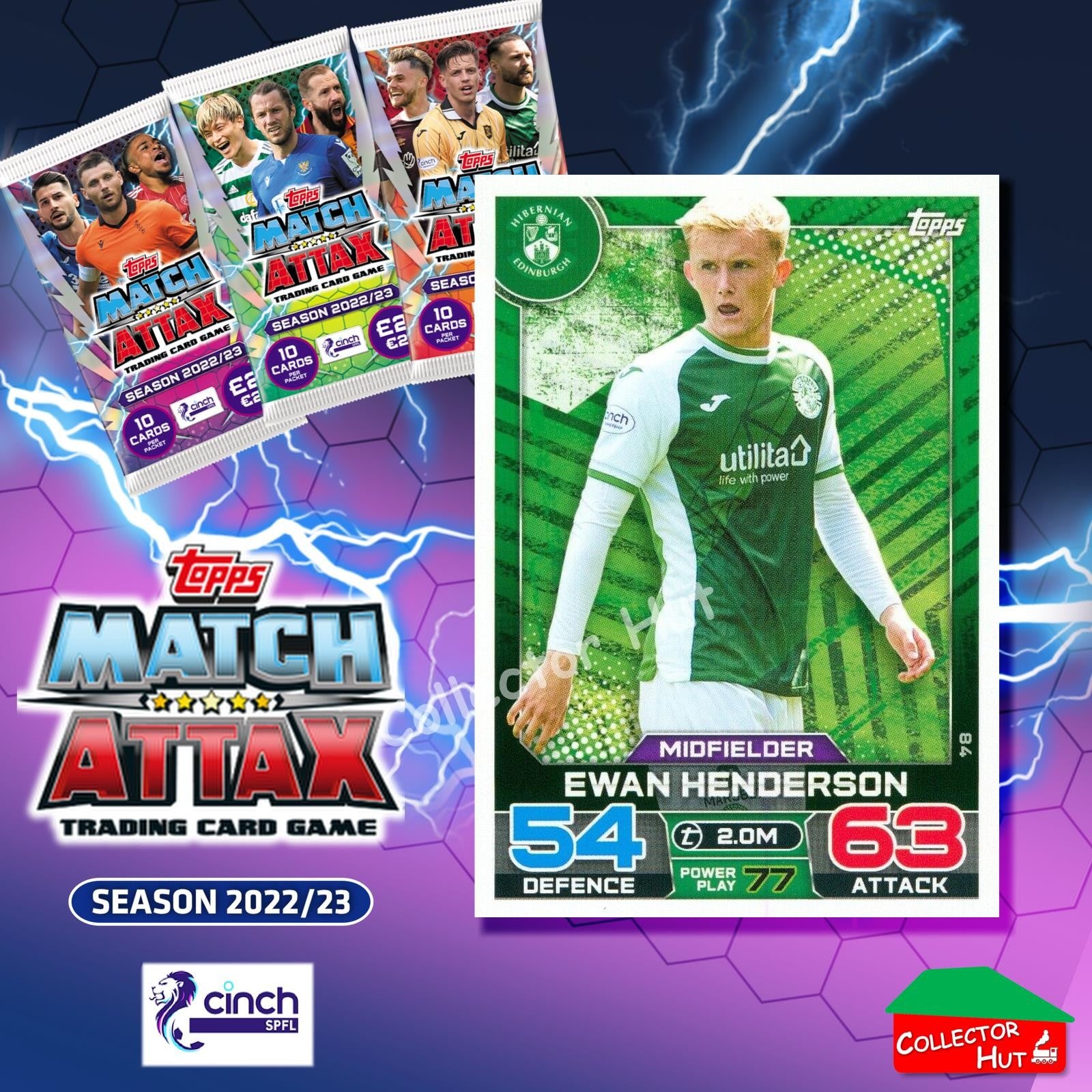 TOPPS MATCH ATTAX SPFL 2022/23 #1-162 Choose Your Card