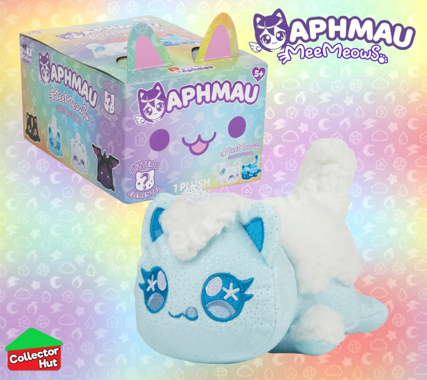 Aphmau MeeMeows Mystery 6" Plush Litter 8 ELEMENTAL IDENTIFIED You Choose